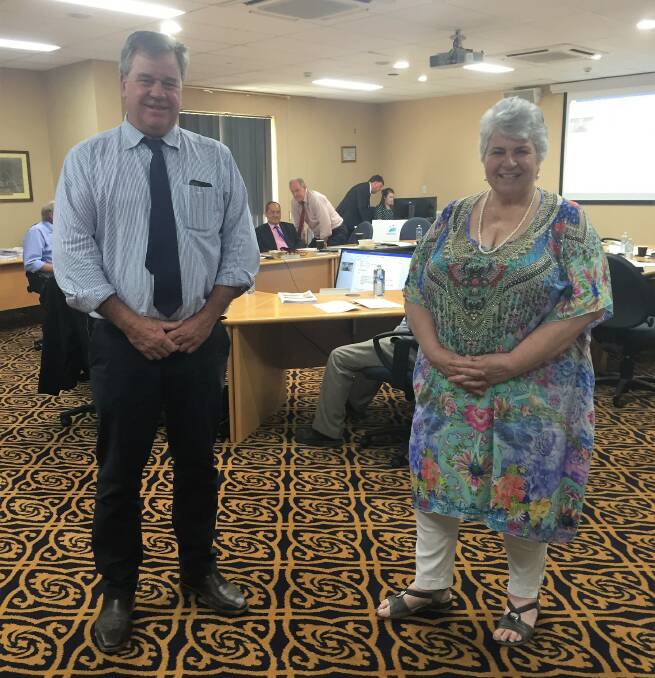 Cr Greg Smith and Cr Katrina Humphries have been re-elected to the roles of deputy mayor and mayor. 