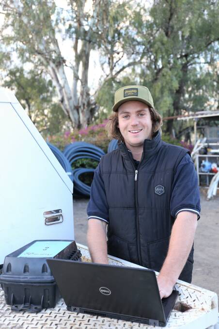 Pump and Irrigation Specialist Ryan Hunt is one of scores of skilled youth who will continue to advance the rural sector into the future. Photo: Georgina Poole
