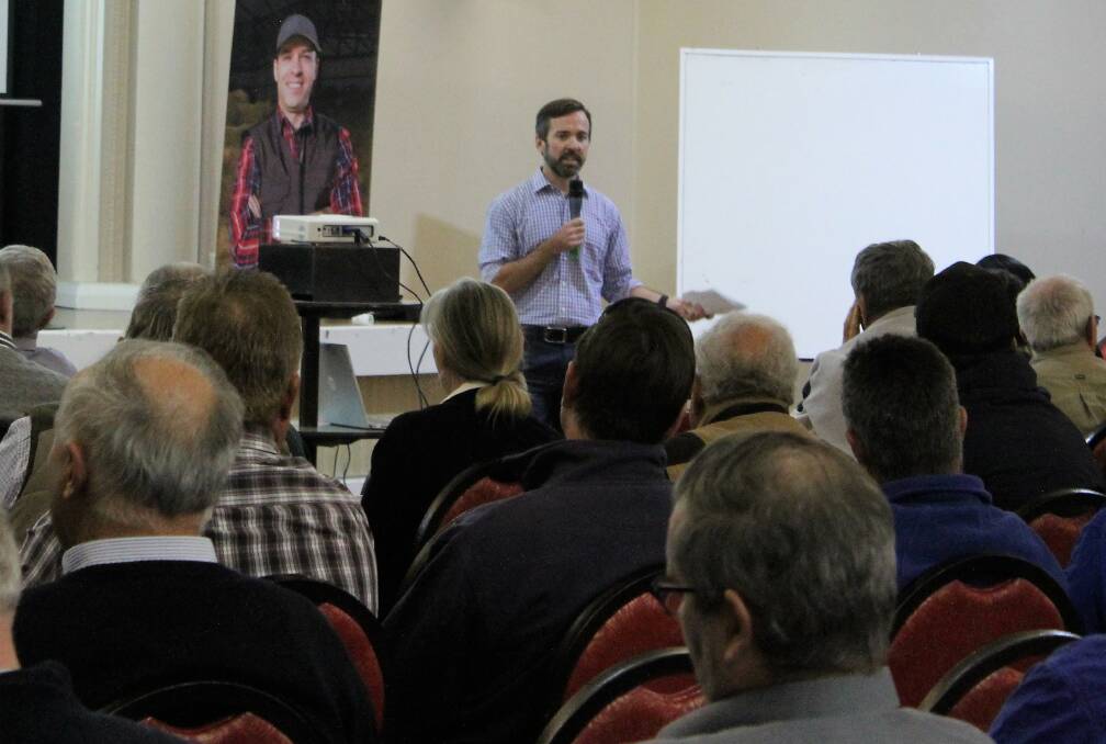 Dane Roberts from the Environment Standards Division, Department of Environment and Energy spoke about the federal Environmental Protection and Biodiversity Conservation Act to a packed house at Moree Services Club.