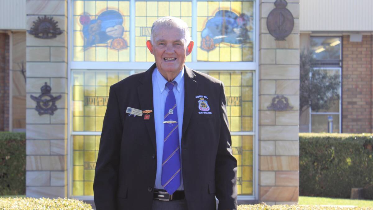 HONOUR: Moree RSL sub-branch president and North West National Servicemen's Association sub-branch president Reg Jamieson was thrilled to be awarded on Order of Australia Medal (OAM).