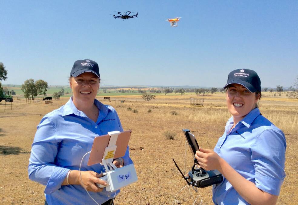McGregor Gourlay digital ag specialists, Brooke Sauer and Alice Clarke, are excited by the ever-expanding scope of rural career paths. 
