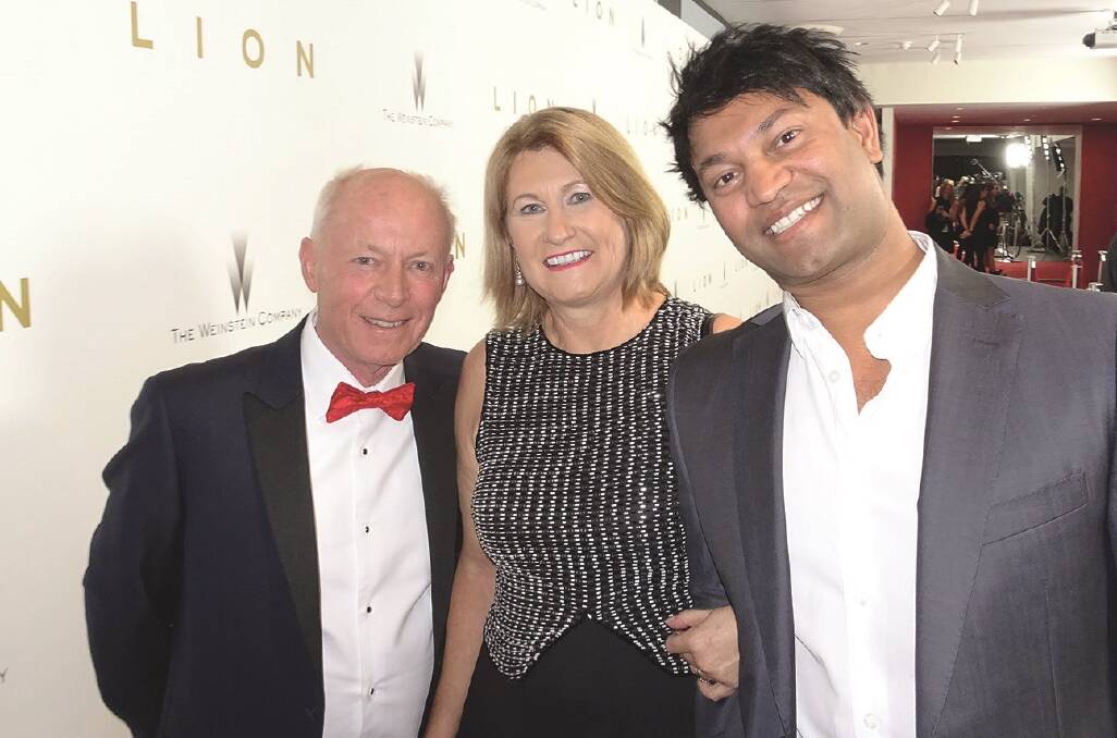 John and Sue Brierley with their adopted son Saroo, who became famous when his memoir was made into the film Lion. Photograph: Penguin Random House
