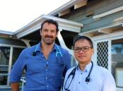ENJOYABLE STAY: Dr Jack Hodges and Dr Son Pham have boosted staffing numbers at Northwest Family Medical. Photos: Vanessa Hohnke