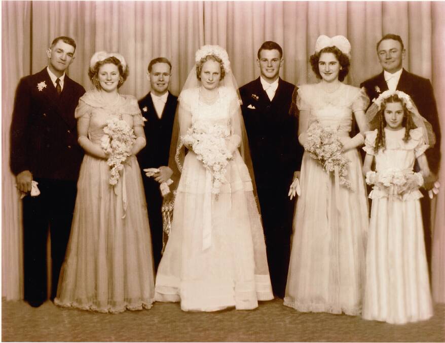 Bill and Patricia on their wedding day.