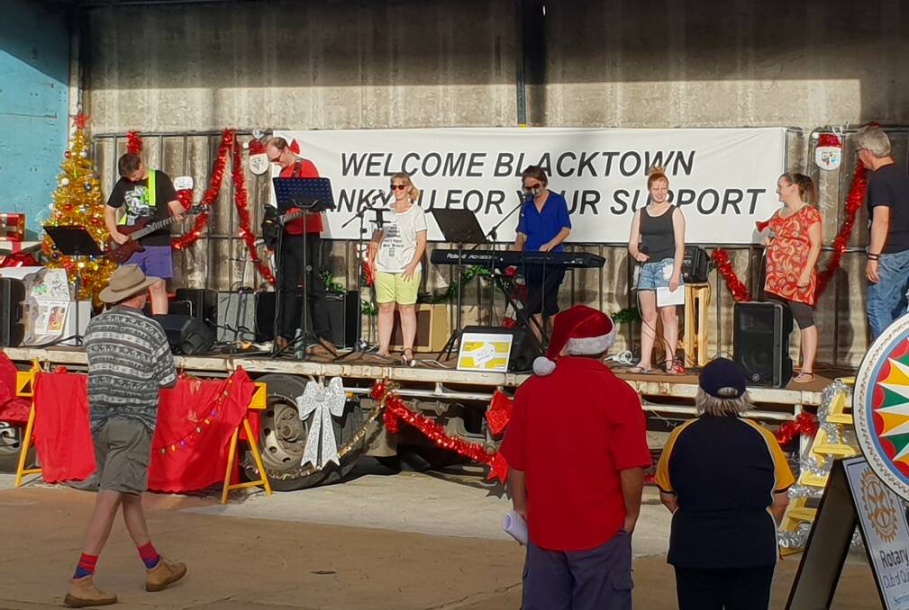 Musicians from Harvest Church perform at Christmas on the Plains, which was supported by Blacktown City Council. Photo: Supplied
