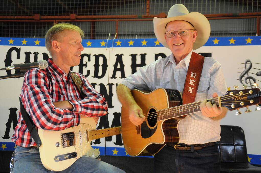 Gunnedah Country Music Muster organisers Rob Breese and Rex Baldwin are ready for another round. 