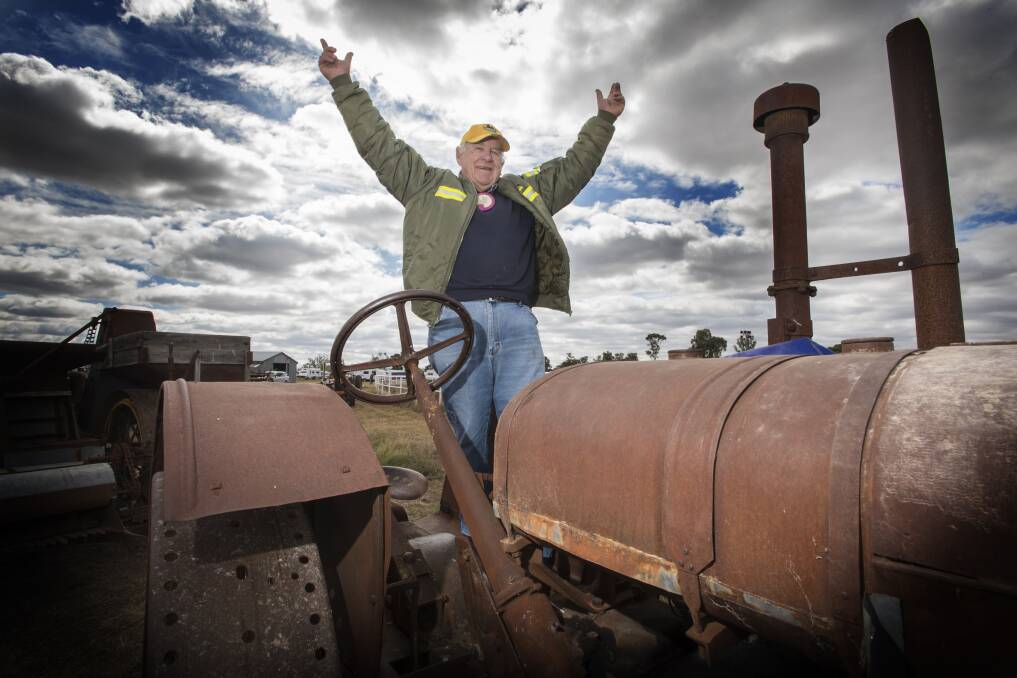 SKY'S THE LIMIT: Drovers' Campfire founder Geoff Eather is ready for another big year in Boggabri. Photo: Peter Hardin