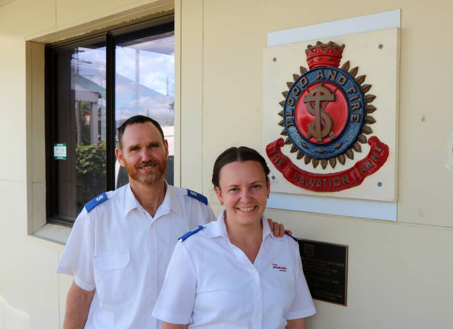 Peter and Sally-Anne Hall are settling into their new roles at Gunnedah Salvation Army.