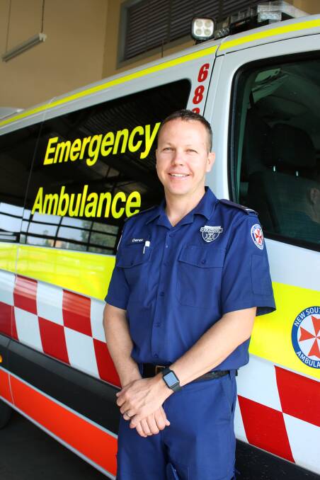 Gunnedah's new ambulance station manager Derek Baker.