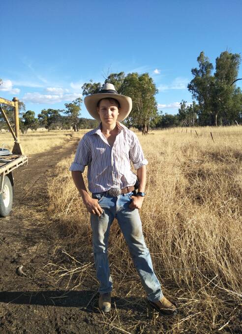 Strike for Change: Year 10 student Hugh Hunter believes that climate change is making itself known through drought and is leading the Gunnedah strike. 