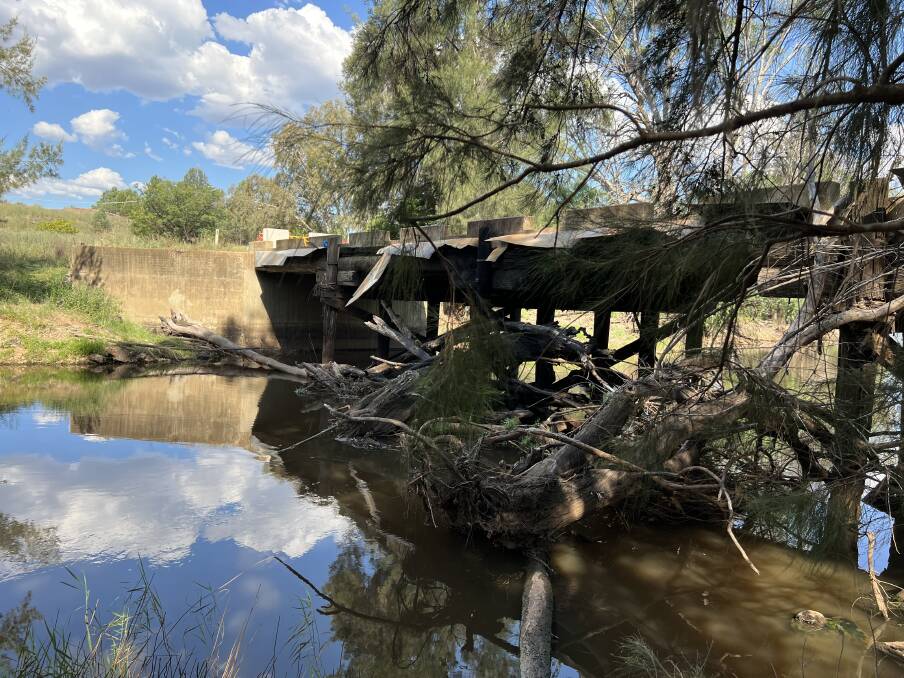 The historic bridge on Orange Grove Road can be used by pedestrians until it is demolished in April to make way for a new bridge. Photo: supplied