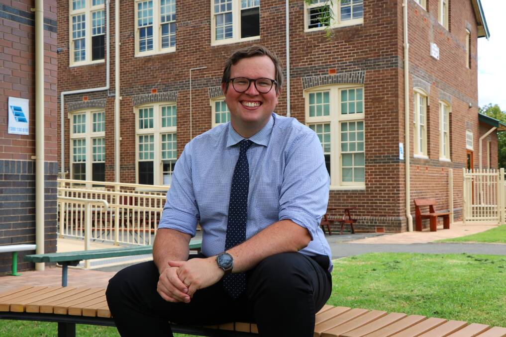 Alex Wharton has plenty of ground to walk in his new role as principal of the expanding school.
