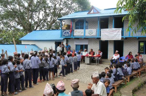 Bhairabi Primary School was the first school to be rebuilt by the Nepal School Project (Sambhav Nepal). Photo supplied