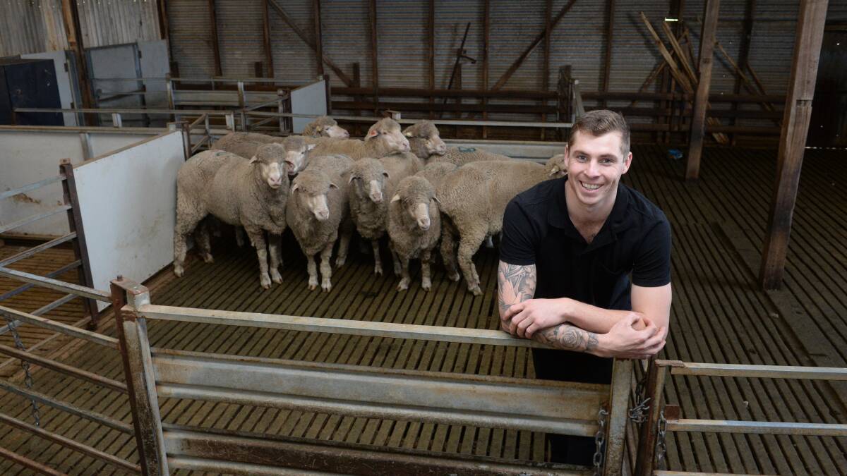 Ben Gorham (pictured on our front cover) from A Cut Above the Rest Shearing Contracting Services at Cowra says if shearing was a registered trade it would open up many more avenues for shearers. Photo by Rachael Webb.