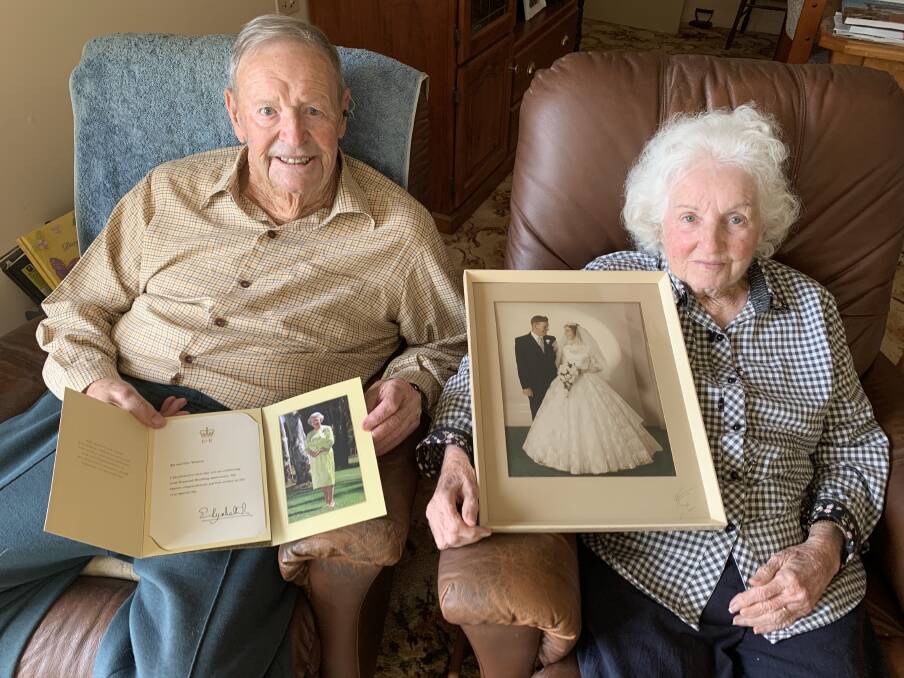 LOOKING BACK: Leonard and Aileen Whitten celebrate their diamond wedding anniversary today, and attribute their success to being made for each other, as well as perfecting a 'strong partnership'. They say marriage is one of the best things anyone could do.