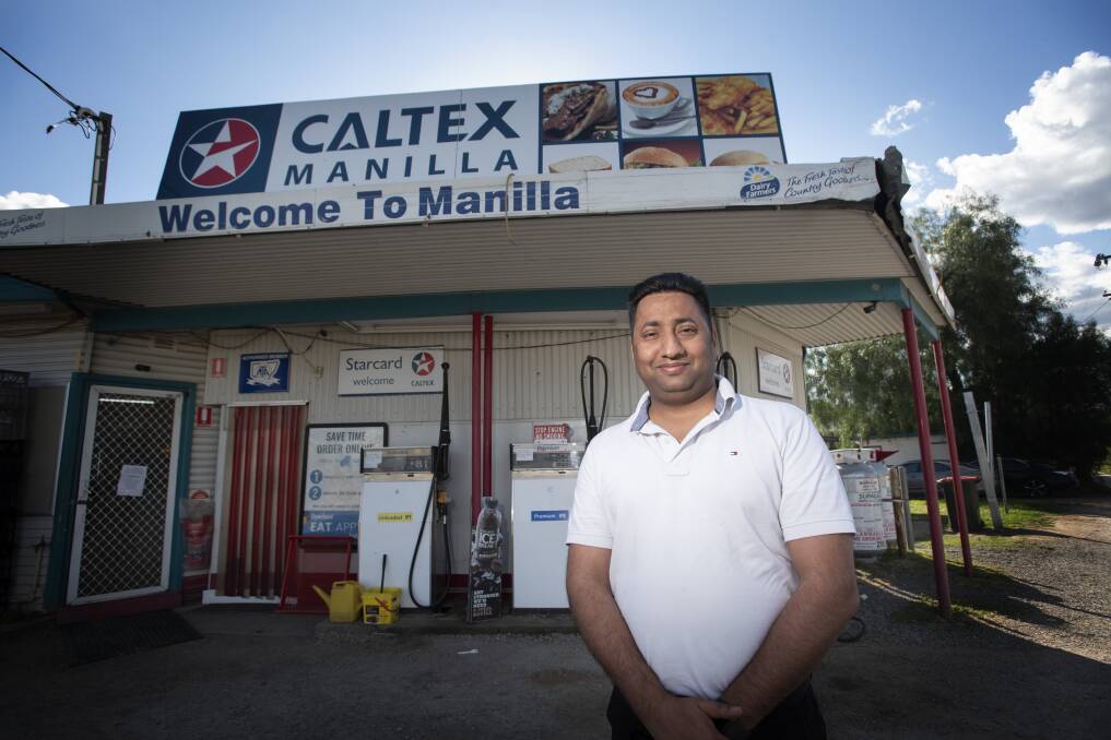 EXCITED: Manilla Caltex Service Station's Munish Bali said if they got the green light, they would be "incredibly excited". Photo: Peter Hardin