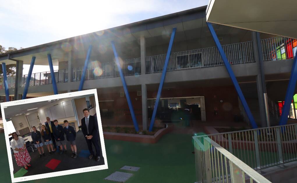 OFFICIAL: While the rooms have been in use for around three weeks, Education Minister Sarah Mitchell paid a visit to Tamworth Public School to check out the completed build. Photos: Jacinta Dickins