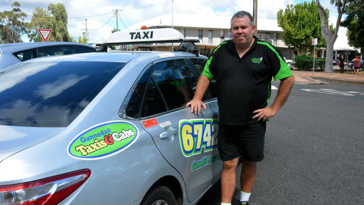 Gunnedah Taxis and Cabs owner Jason Bush. Photo:Jessica Worboys