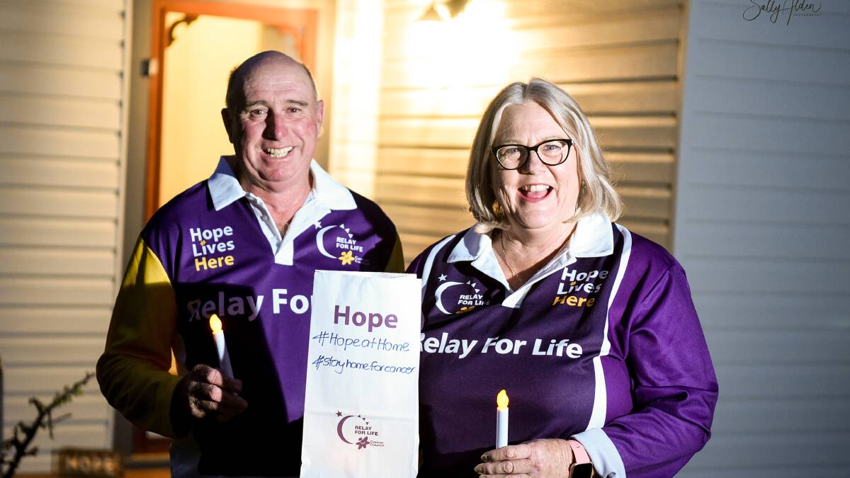#FRONTSTEPSPROJECT: Max and NSW Cancer Council Community Programs Coordinator Shaen are taking part in Cancer Council's Hope from Home campaign. Photo: Sally Alden photography