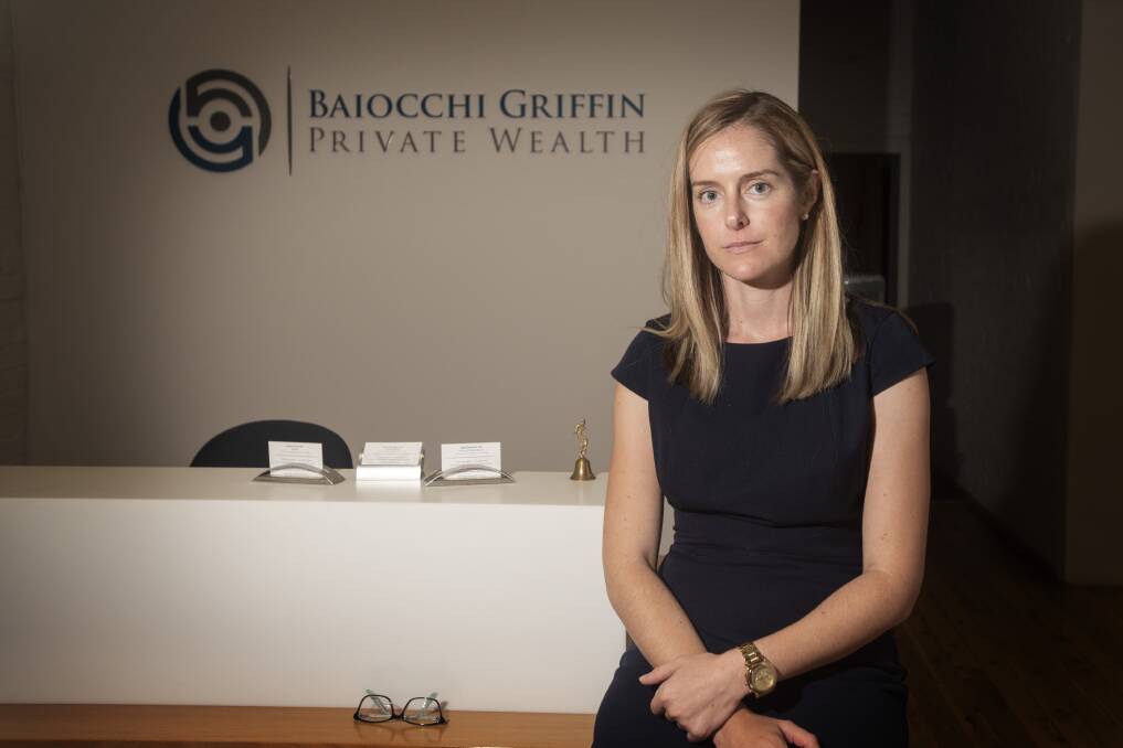 STAY PUT: Certified financial planner and adviser for Tamworth's Baiocchi Griffin Private Wealth Michelle Higgerson says it's best to leave your Super alone if you are in a financial position to do that. PHOTO: Peter Hardin