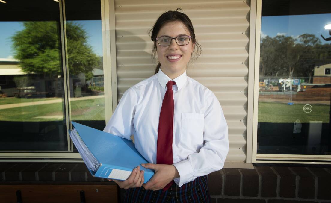 IN A NAME: Emily Madirazza was taken aback to find out that 'Emily' was the most common name amoung 2020's year 12 students. Photo: Peter Hardin
