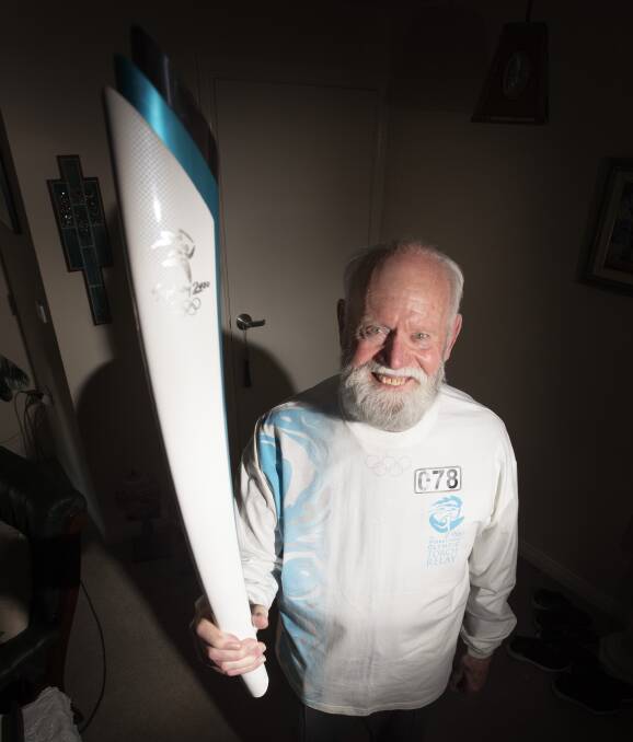 ANNIVERSARY: Peter Newley recalls his Olympic Torch Relay experience 20 years on. Photo: Peter Hardin