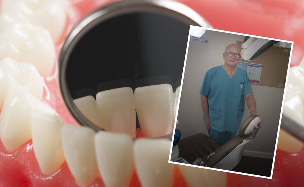 CHIP AWAY: Dr Michael Jonas says there needs to be more government funding to make regular dentistry more affordable.