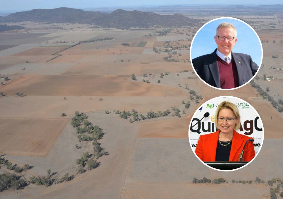 PACKED AGENDA: Pakes MP Mark Coulton and Mullaley's Jacki Donohue will raise issues at the federal government's drought summit. 
