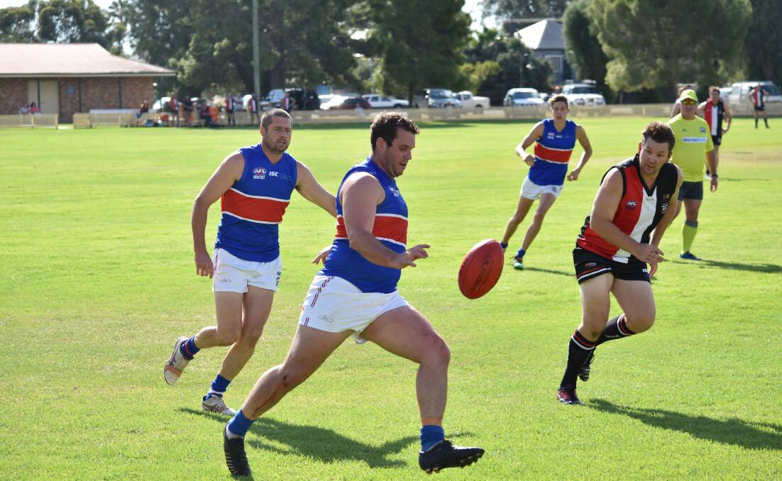 Andy Mack in action for the Gunnedah Bulldogs this season. 