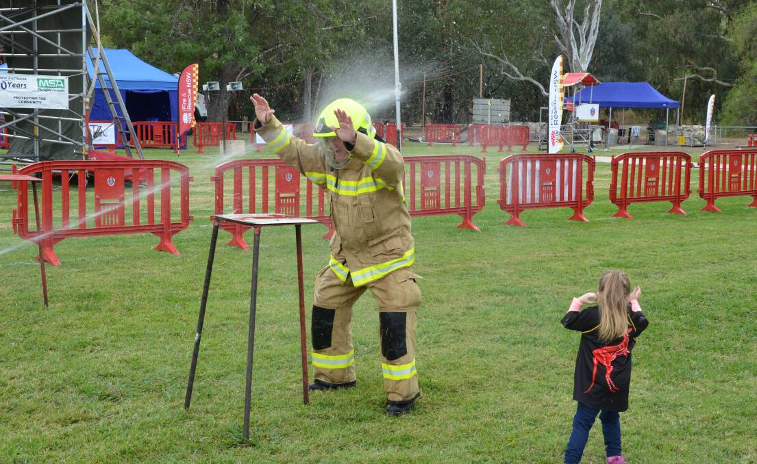 HAPPY TO SERVE: Mark Sawyer said community engagement is one of the most enjoyable aspects of serving with Fire and Rescue. Photo: Billy Jupp 