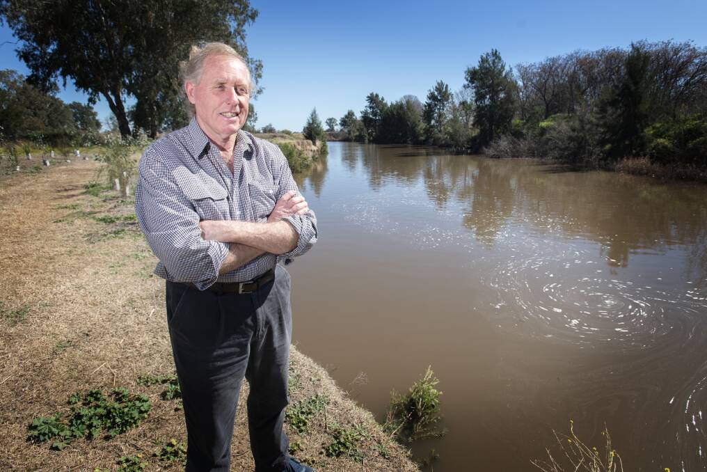 CAUTIOUS APPROACH: Tamworth ecologist Phil Spark is calling for the business case for the Dungowan Dam to be finished before construction starts. Photo: Peter Hardin 
