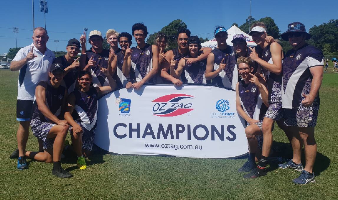 BIG WIN: Tamworth's under-20 side celebrates their division two victory. Photo: Supplied 