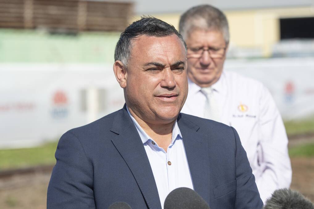 John Barilaro released the state government's Future of Gas statement on Wednesday. 