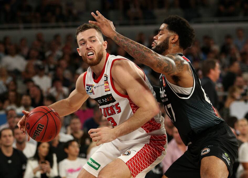 STANDING TALL: Tamworth's Nick Kay won the New Zealand NBL championship with the Wellington Saints as well as taking out the competition's MVP award. Photo: AAP Image/Hamish Blair 