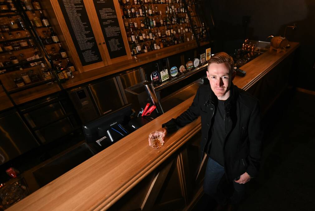 LET THE DRINKS FLOW: Press 2340 director Luke Fielding is eager to reopen on June 1 but believes his team will have a lot of work to do to ensure his venue meets the new guidelines. Photo: Gareth Gardner 220520GGB01