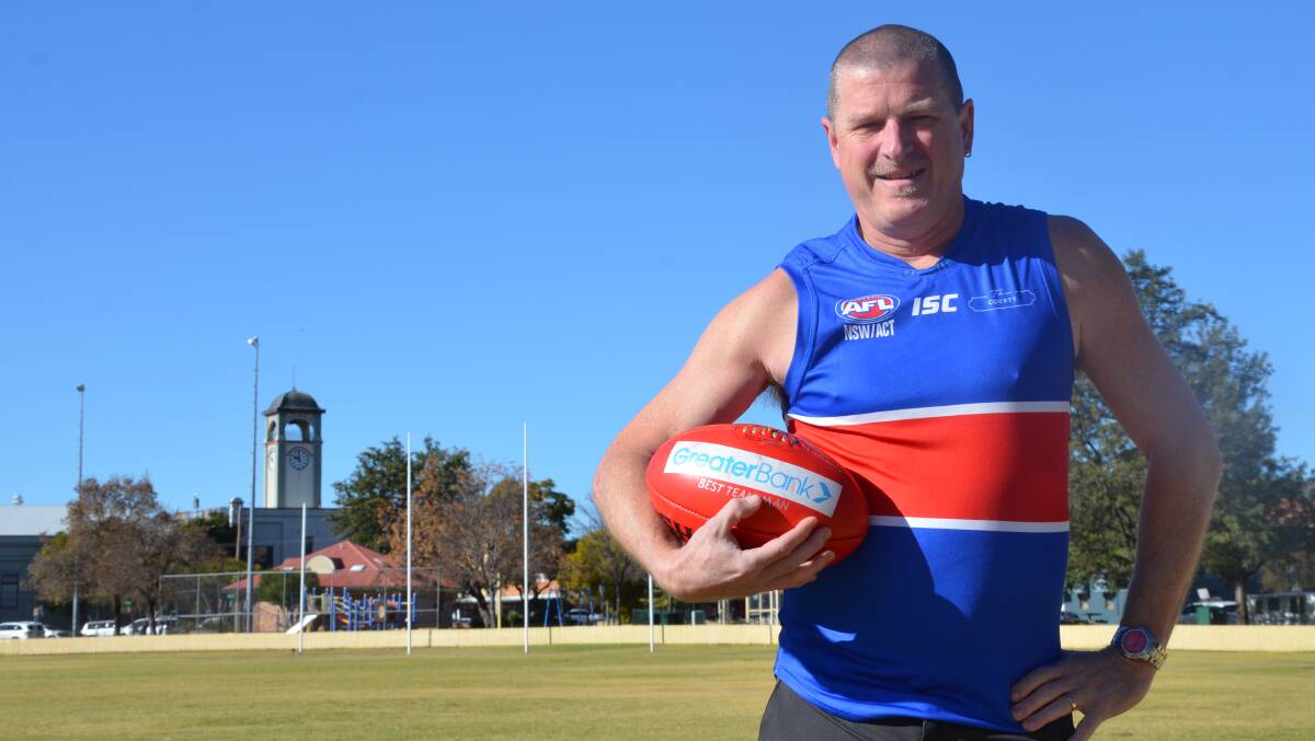 NEW TRICKS: Bulldogs forward Mark Ewington starred in his 100th game for the club booting 15 goals including his 250th goal for the club. Photo: Billy Jupp 