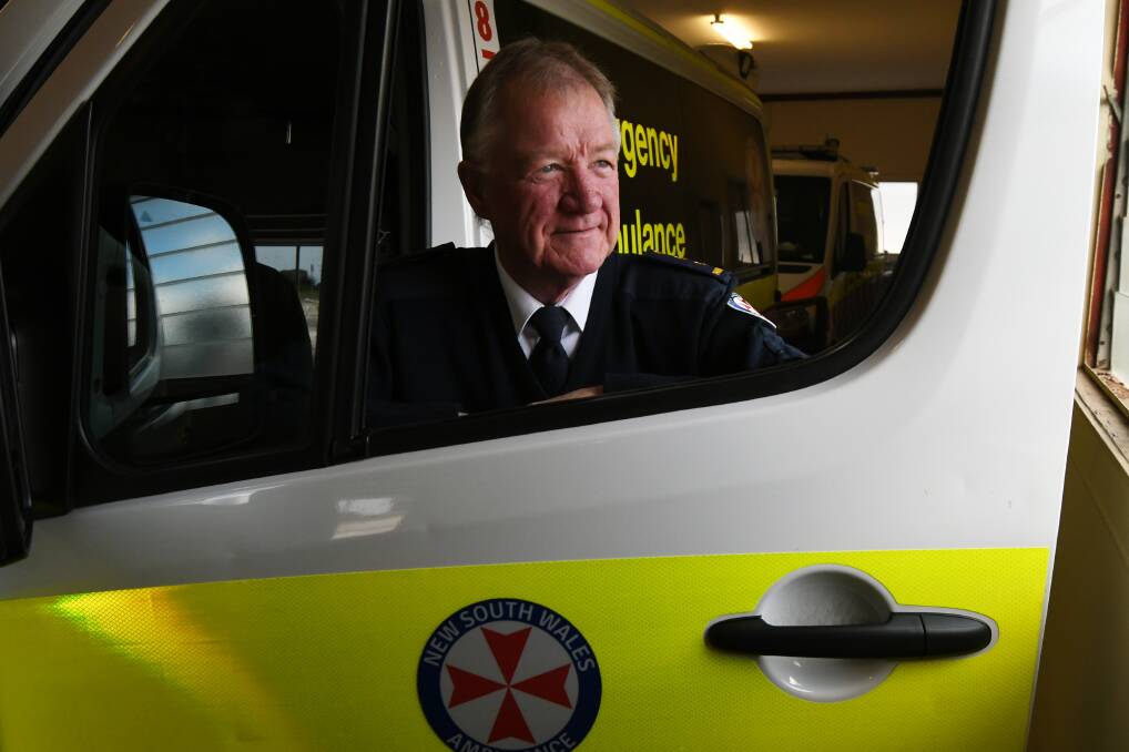 REFLECTION: Tamworth paramedic Sean O'Connor is preparing to enter retirement after 40 years of serving the community. Photo: Gareth Gardner 240820GGA02