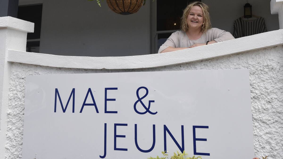 NEW ERA: Mae and Jeune co-owner Laura McInnes believes there is "a creative uprising" occurring in Tamworth. Photo: Billy Jupp 