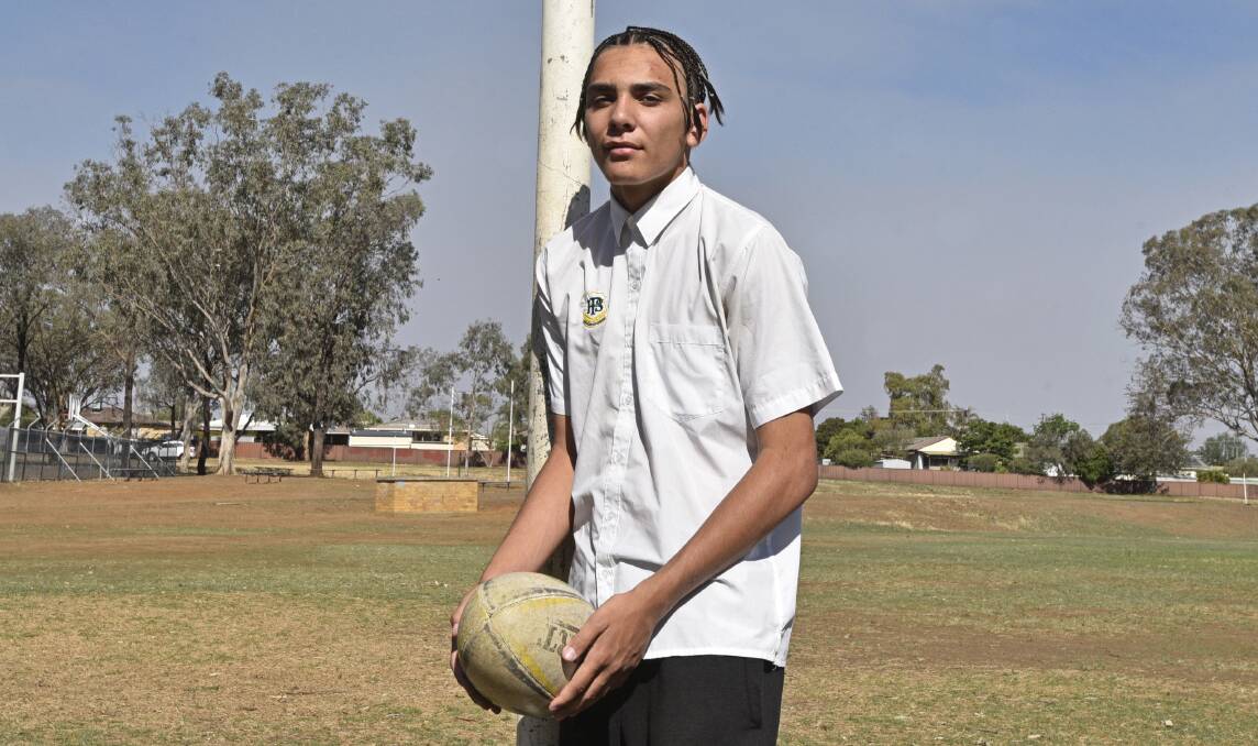 FROM SCHOOL YARD TO BIG TIME: Peel High School's Jerramaine Nean has signed a deal with the North Queensland Cowboys. Photo: Billy Jupp 
