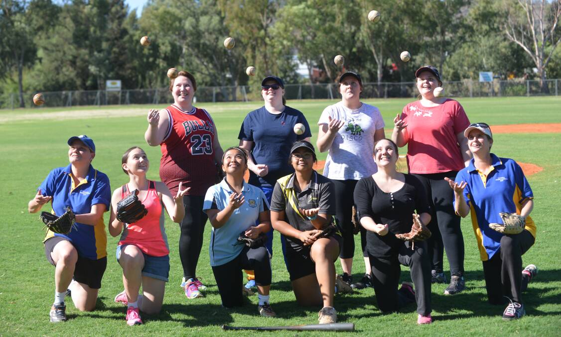 BATTER UP: The Tamworth Pandas will be the first all women's team to compete in Tamworth's weekly baseball competition. Photo: Billy Jupp 