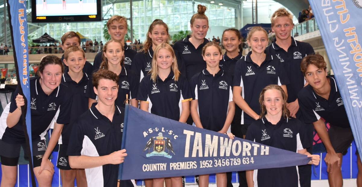MAKING A SPLASH: Members of Tamworth City Swimming Club enjoyed a successful Country NSW Swimming Championships recently. Photo: Supplied 