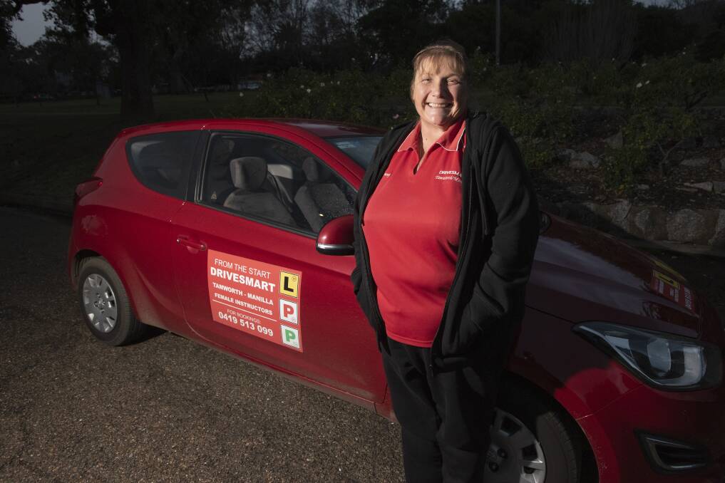 PEDAL TO THE METAL: Drivesmart Tamworth owner Jenny Hooper is pleased with the decision to resume driver testing from July 1. Photo: Peter Hardin 230620PHD003