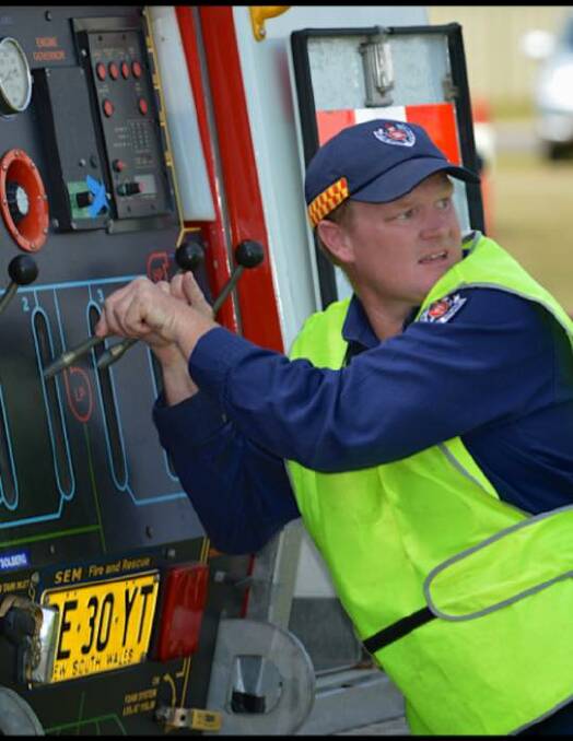 MOVING ON: After six years with Gunnedah Fire and Rescue, Mark Sawyer will be continuing his work with the service in Tamworth. Photo: Supplied 
