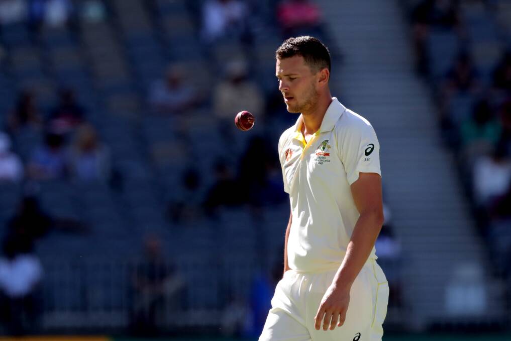 OMISSION: Bendemeer native Josh Hazlewood will not line up for Australia during the 2019 ICC World Cup with selectors opting to keep him fresh for the Ashes. Photo: AAP Image/Richard Wainwright 