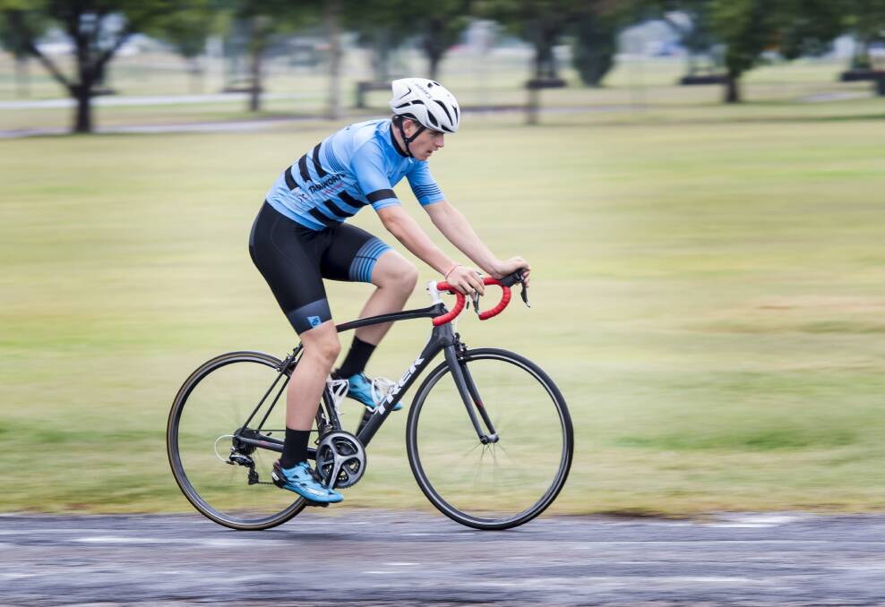 RIDING HIGH: Luke Deasey was the best of the NSW riders in his category. 