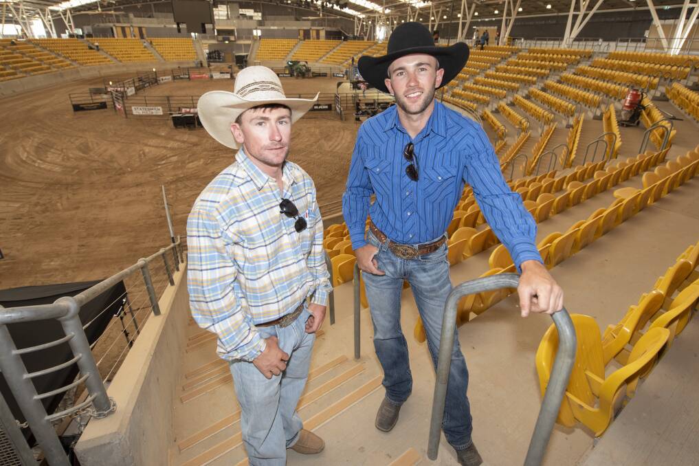 SADDLING UP: Tamworth's Ethan Watts and Lachlan Slade will be vying for victory in this year's Iron Cowboy event. Photo: Peter Hardin 221119PHA014