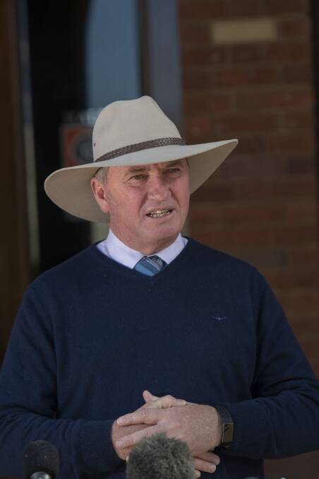 TOUGH CALL: Barnaby Joyce is renewing calls for the government to consider selling off assets. Photo: Peter Hardin 