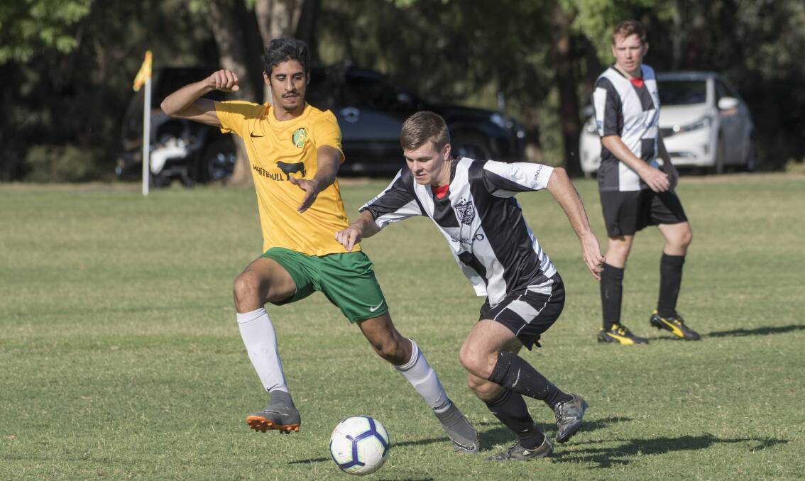 UP FOR GRABS: North Companions and South Armidale will be vying for a place in the Premier League preliminary final when the sides clash on Sunday. Photo: Peter Hardin 130419PHE159 