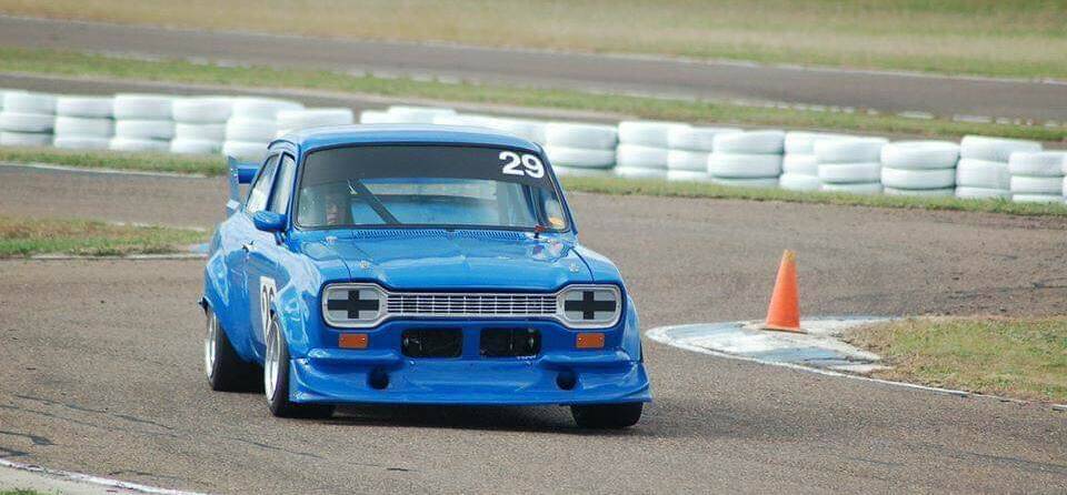 NEED FOR SPEED: Tamworth driver Wayne Toomey's giant killing Mk1 Ford Escort was a standout performer at Oakburn Park recording an amazing time of 38.3690. Photo: Supplied 