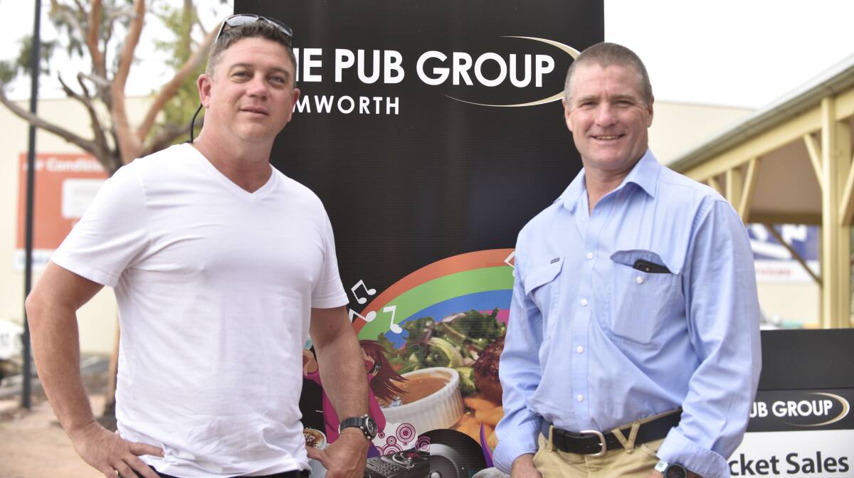 DIGGING DEEP: The Pub Group's Craig Power and Dean Ellison are supporting the cause. Photo: Billy Jupp 